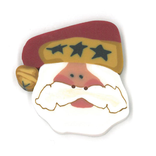 Santa Button by Just Another Button Company