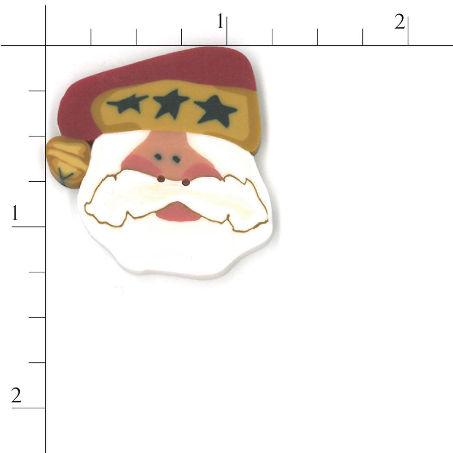 Santa Button by Just Another Button Company