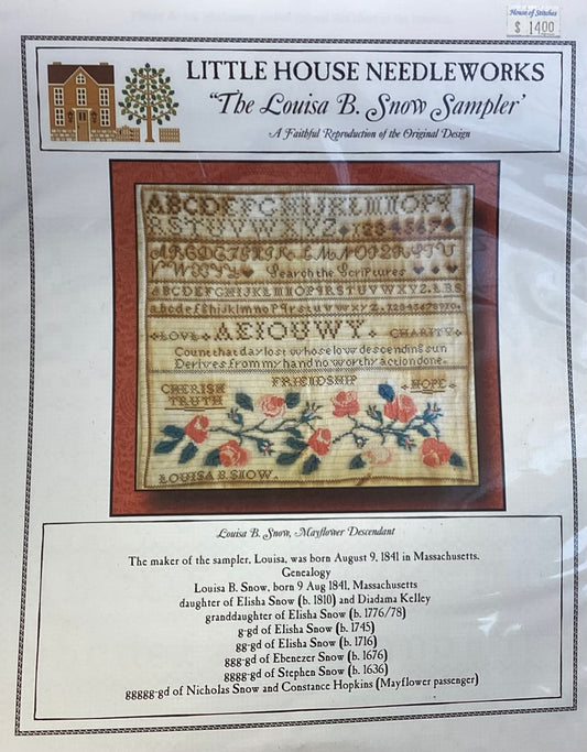The Louisa B. Snow Sampler by Little House Needleworks