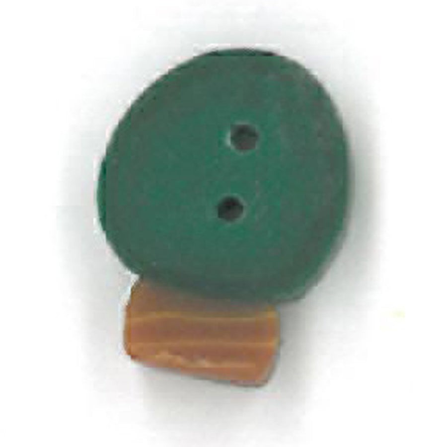 Tiny Green Bulb Button by Just Another Button Company