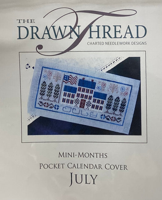 Mini-Months Pocket Calendar Cover: July by The Drawn Thread