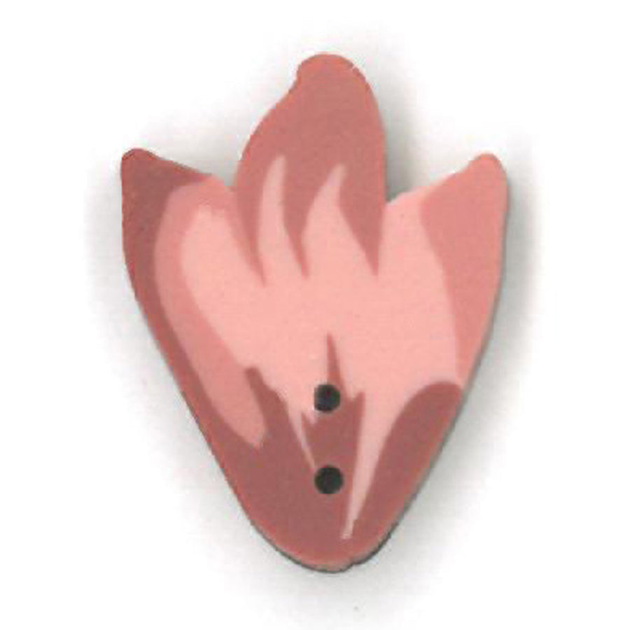 Small Rose Tulip Button by Just Another Button Company