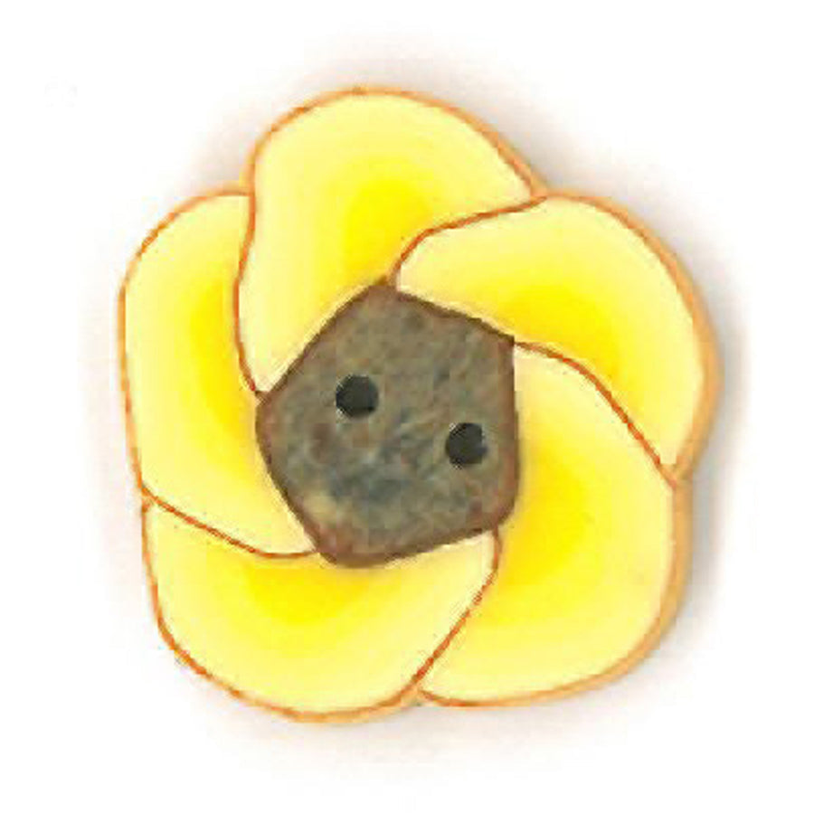 Small Buttercup Button by Just Another Button Company