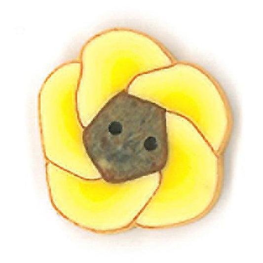 Small Buttercup Button by Just Another Button Company
