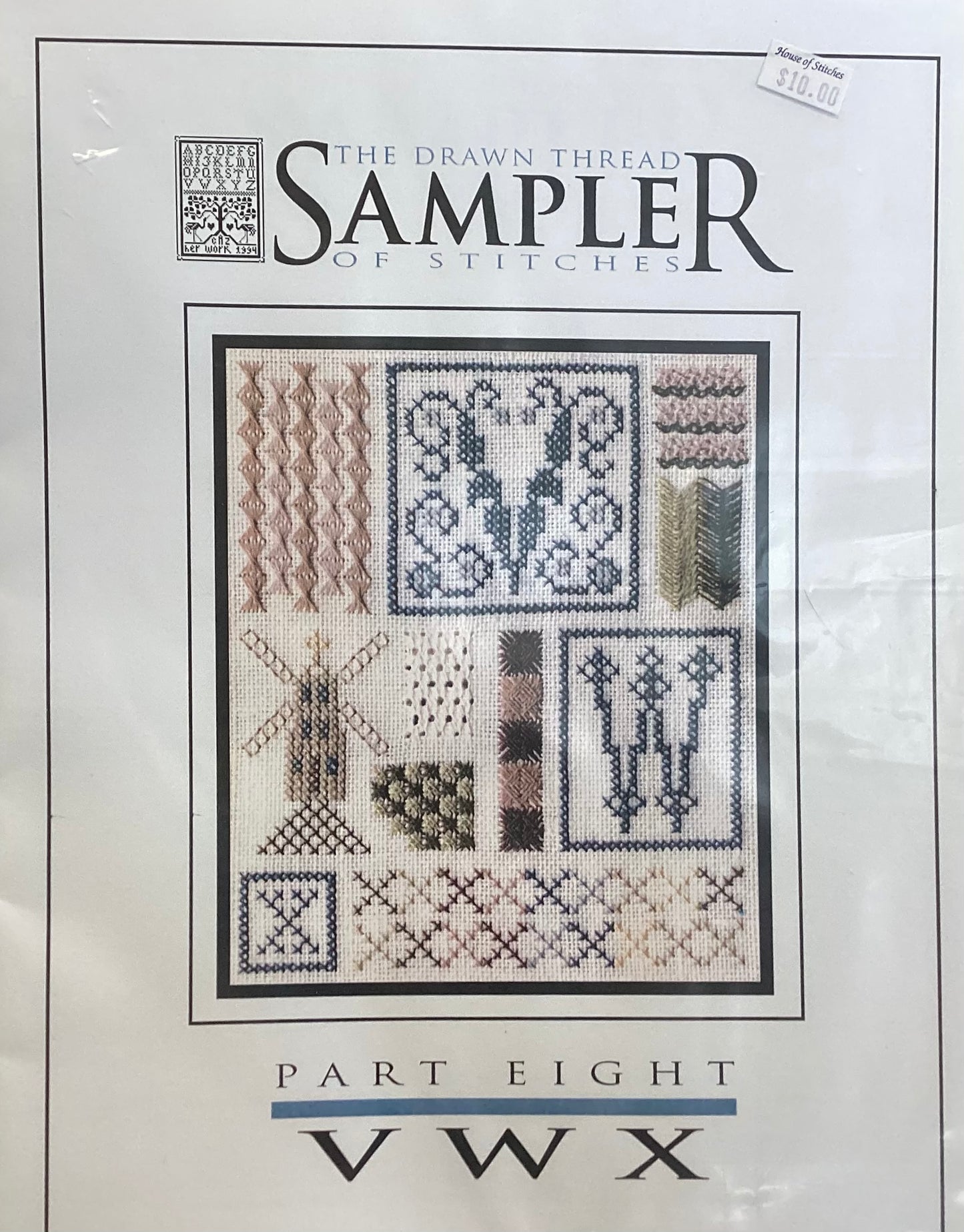 Sampler of Stitches:Part Eight- VWX by The Drawn Thread