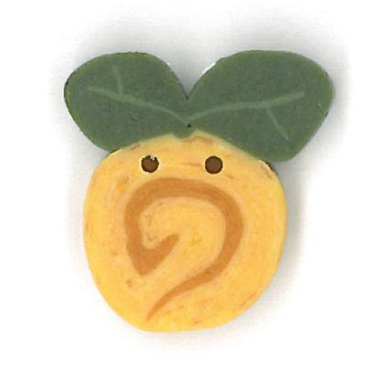 Small Tuscan Sun Swirly Bud Button by Just Another Button Company