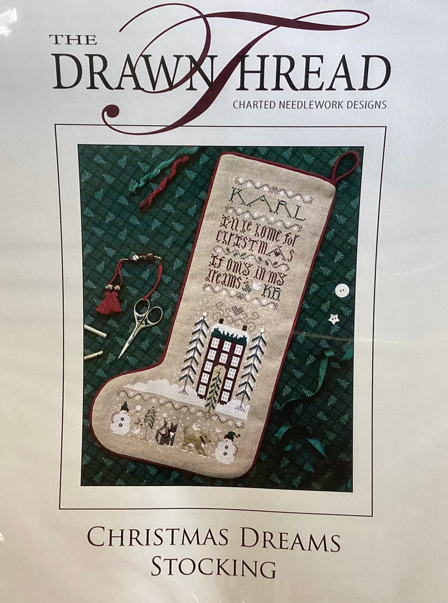 Christmas Dreams Stocking by The Drawn Thread