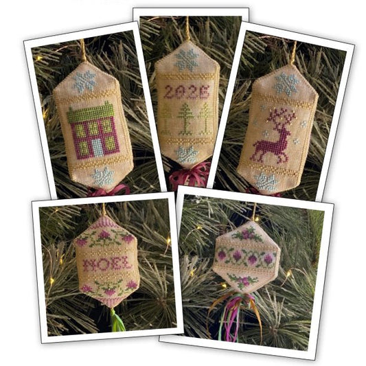 PREORDER! Sampler Ornaments by Jean Farish Needleworks