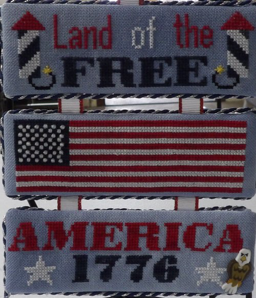 Star-Spangled Trio by Barefoot Needleart