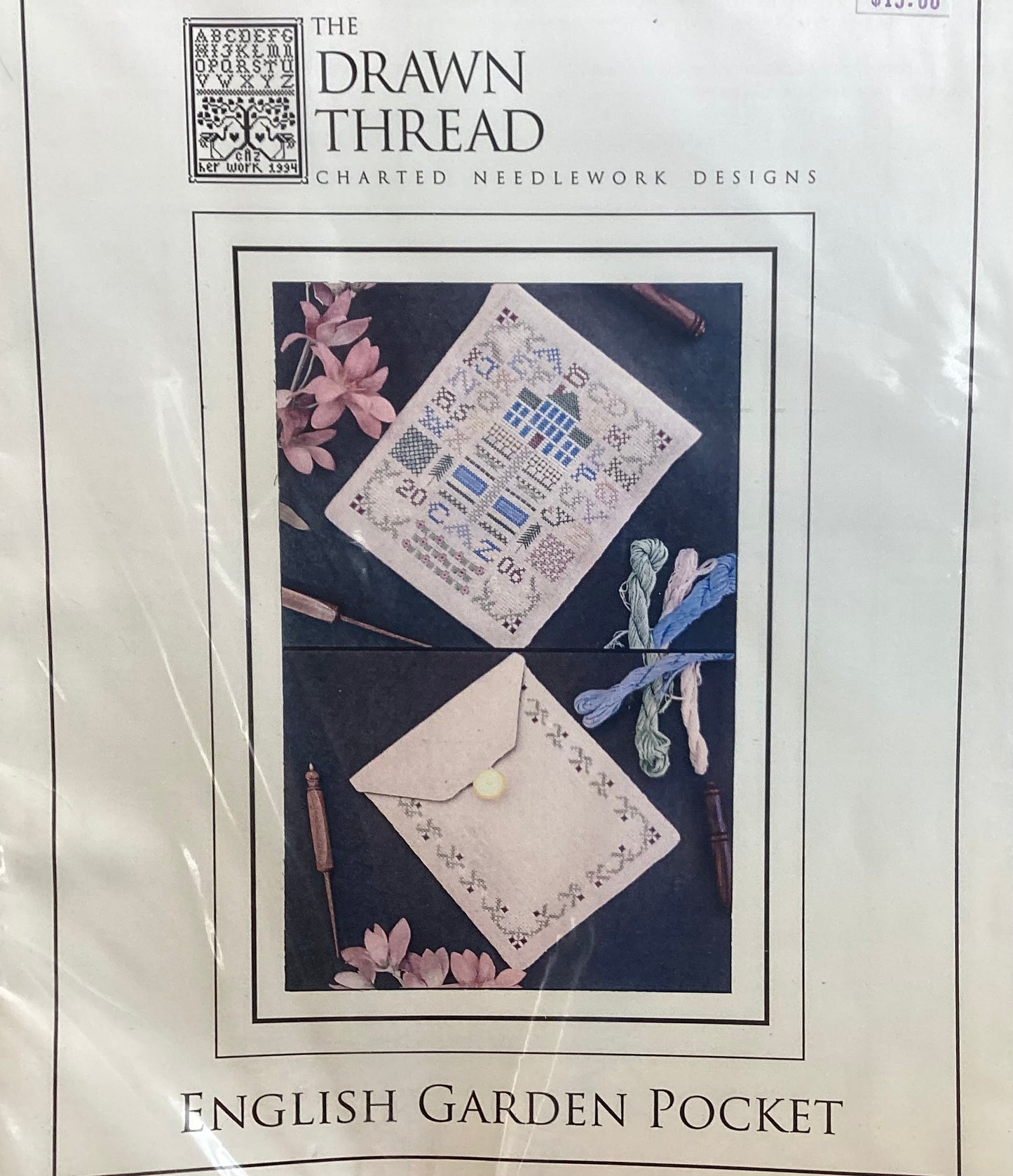 English Garden Pocket by The Drawn Thread