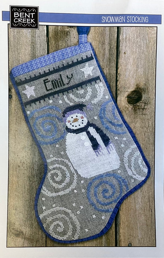 Snowman Stocking by Bent Creek