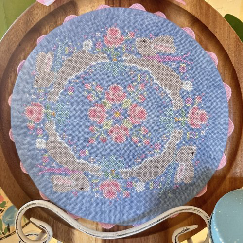 Bunnies Round The Rosy by Luhu Stitches