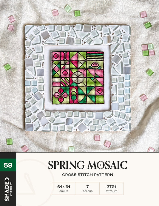 Spring Mosaic by Shaded Stitchery