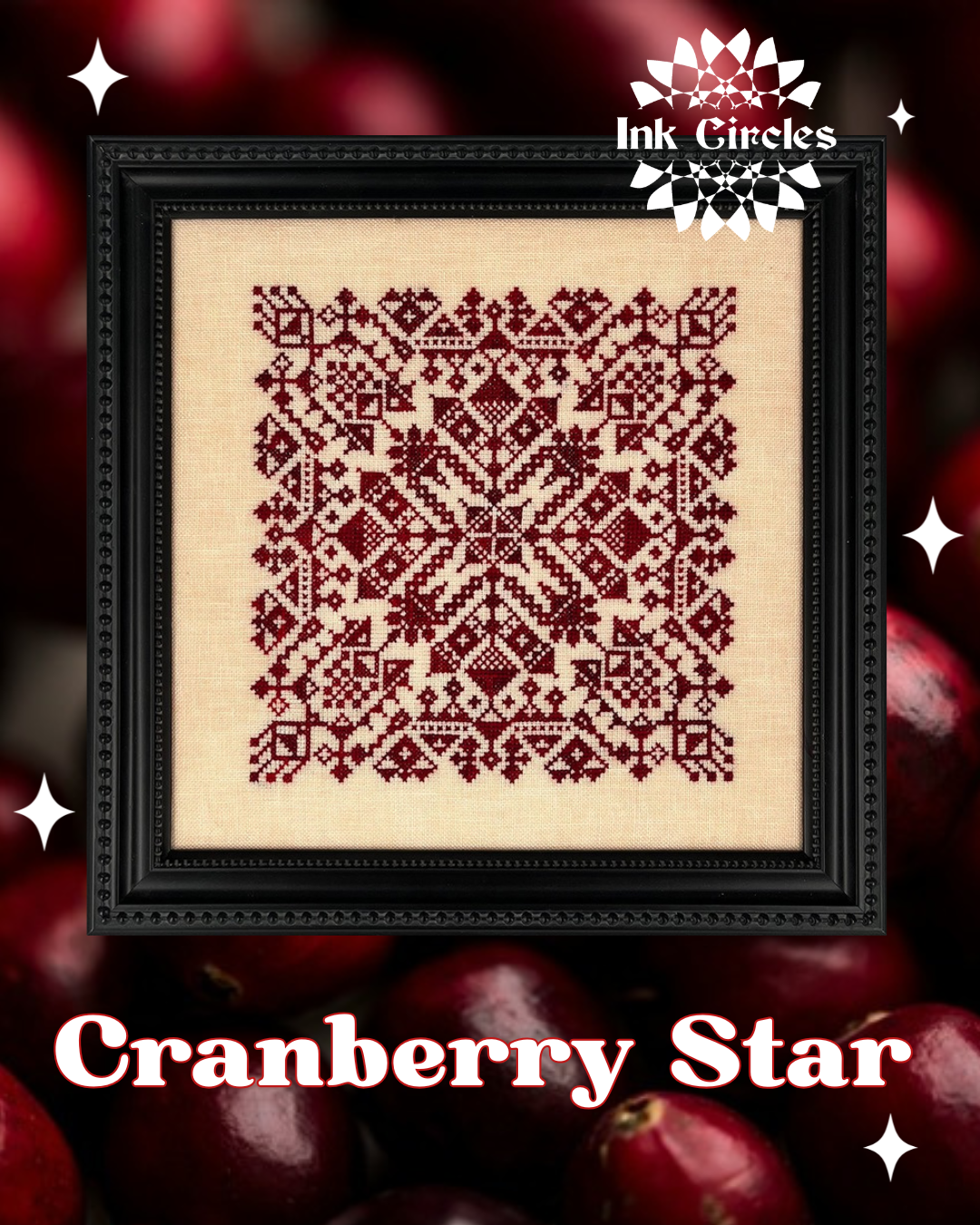 Cranberry Star by Ink Circles