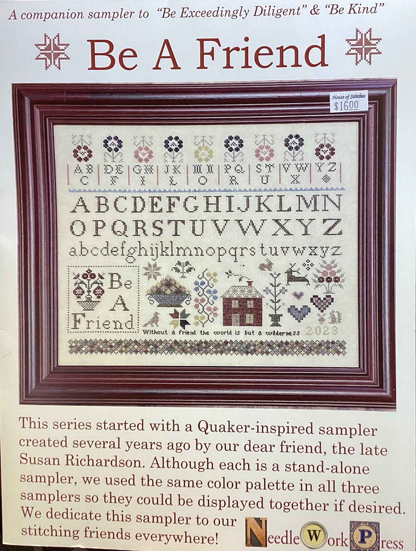 Be A Friend by NeedleWork Press