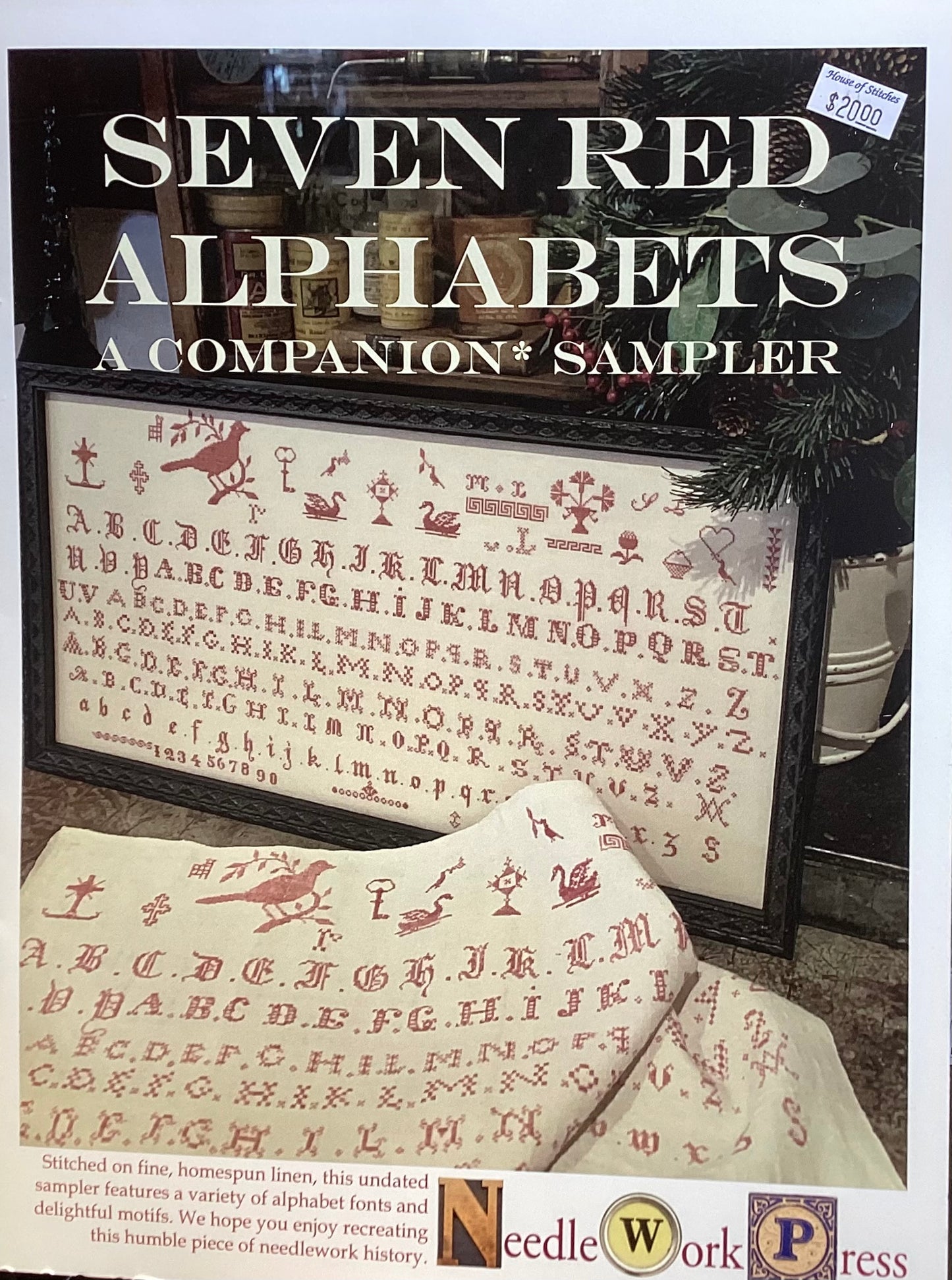 Seven Red Alphabets by NeedleWork Press