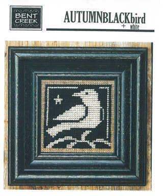 Autumn Blackbird + White by Bent Creek