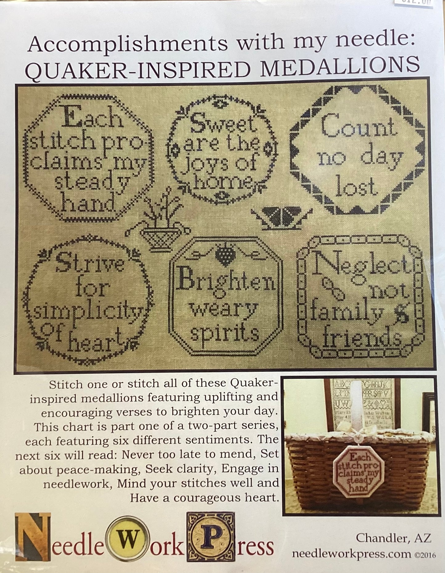 Quaker Inspired Medallions by NeedleWork Press