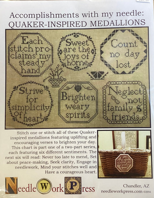 Quaker Inspired Medallions by NeedleWork Press