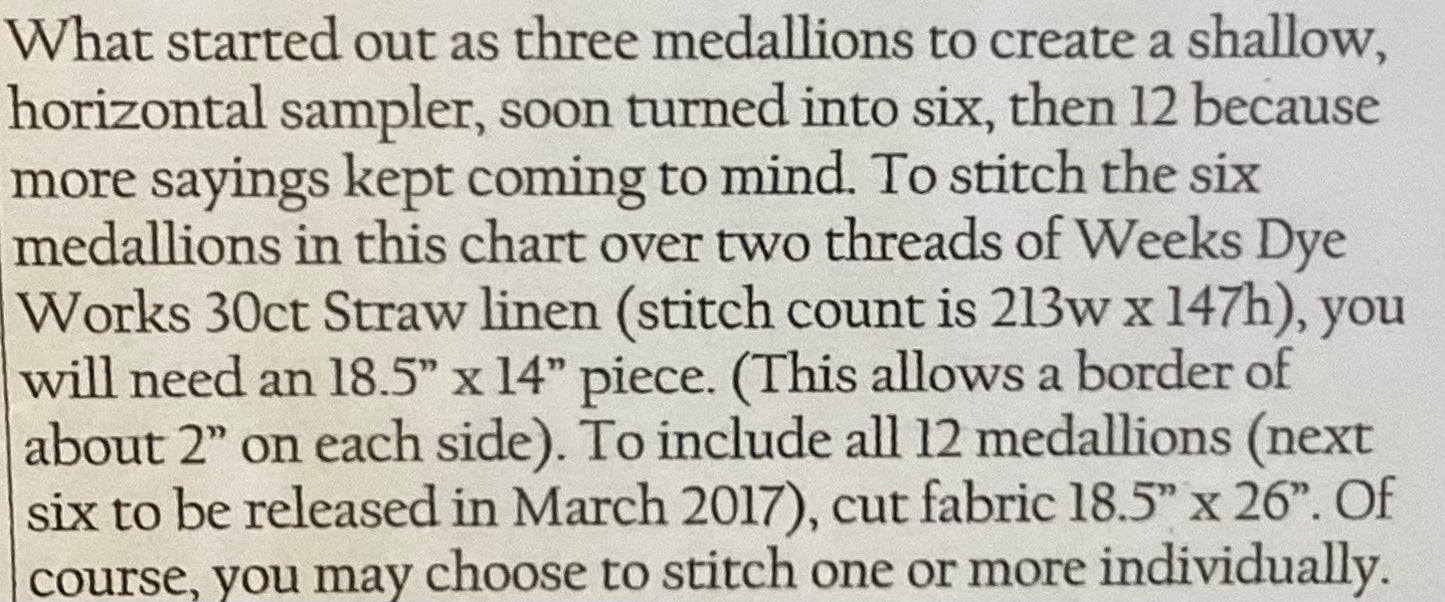 Quaker Inspired Medallions by NeedleWork Press