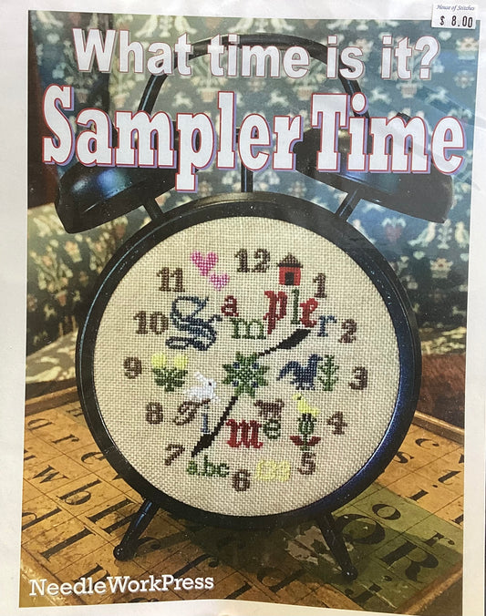 What Time is it? Sampler Time by NeedleWork Press