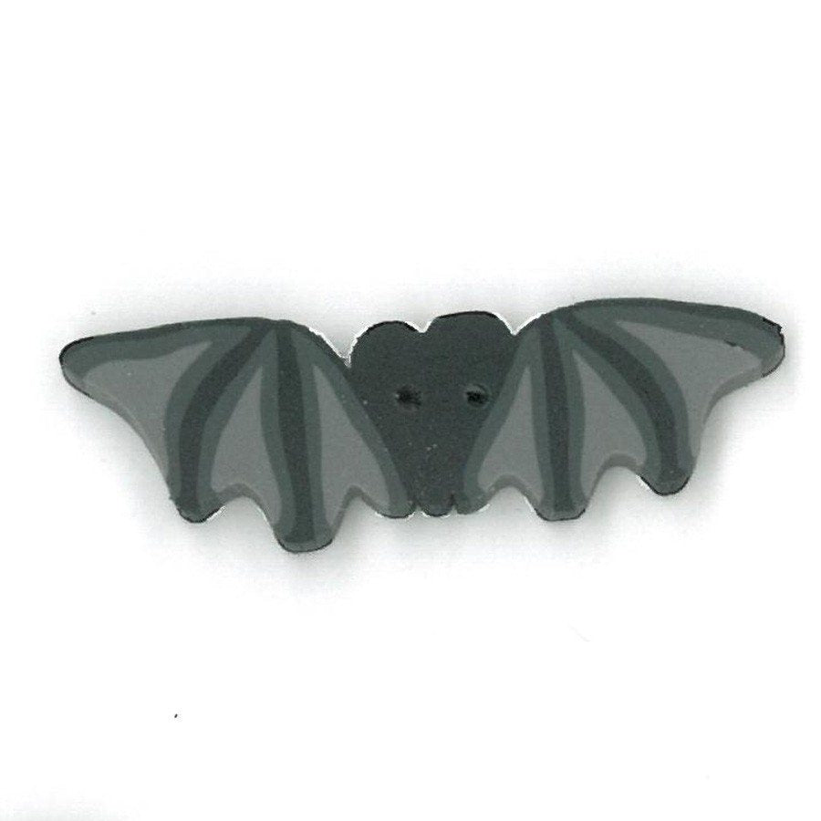 Large Flying Black Bat Button by Just Another Button Company