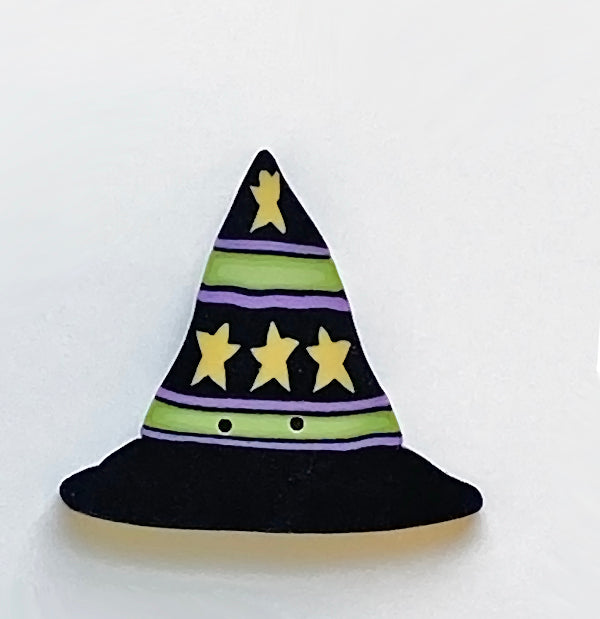 Large Witch Hat Button by Just Another Button Company