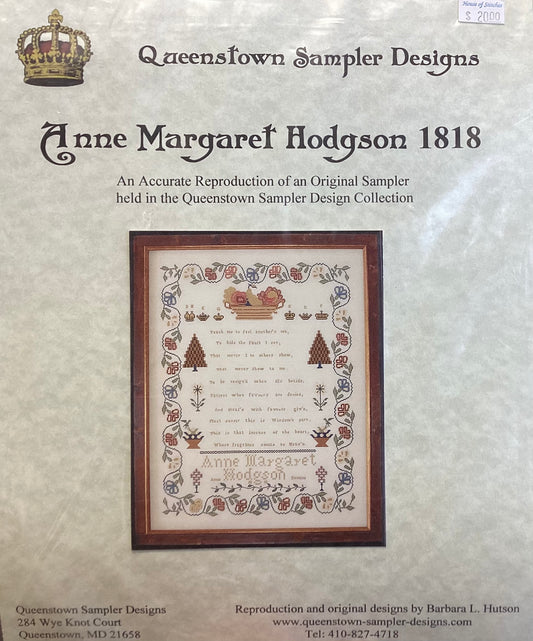 Anne Margaret Hodgson 1818 by Queenstown Sampler Designs