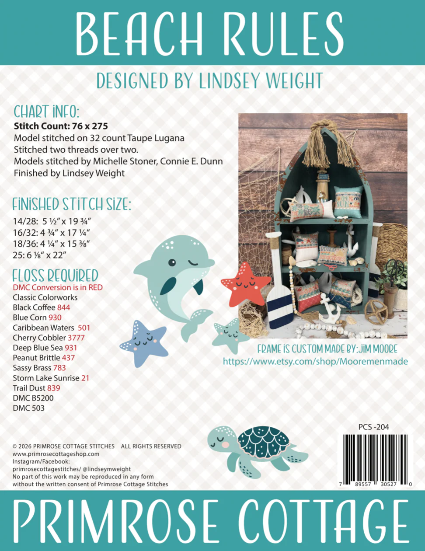 Beach Rules by Primrose Cottage