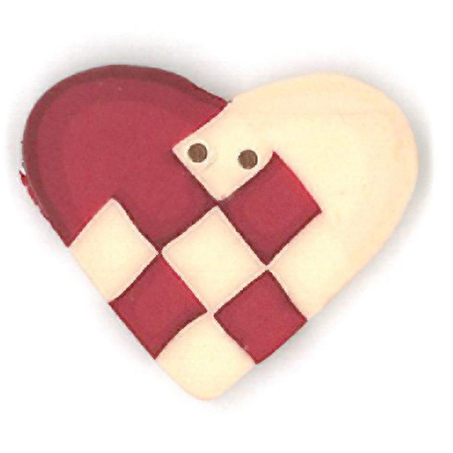Swedish Heart Button by Just Another Button Company