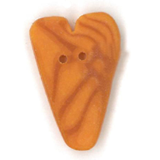 Medium Gold Velvet Heart Button by Just Another Button Company