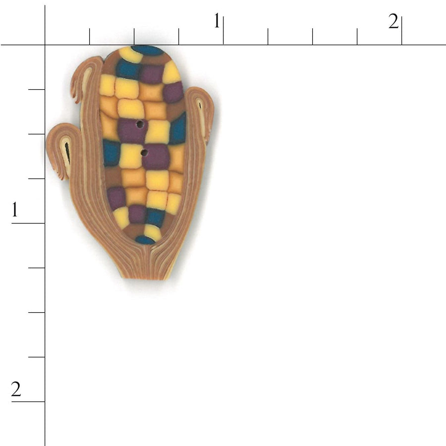 Large Indian Corn Button by Just Another Button Company