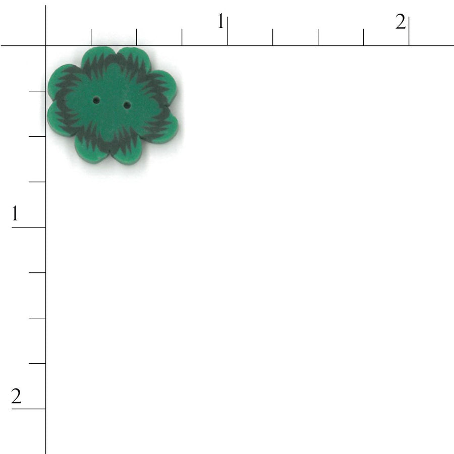 Large Four Leaf Clover Button by Just Another Button Company