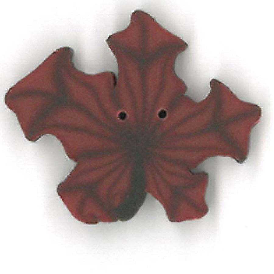 Large Red Maple Leaf Button by Just Another Button Company
