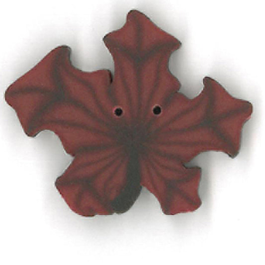 Large Red Maple Leaf Button by Just Another Button Company