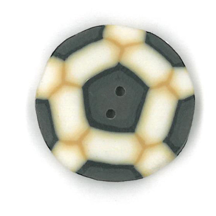 Soccer Ball Button by Just Another Button Company