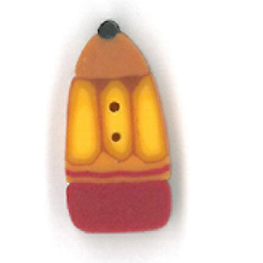 School Pencil Button by Just Another Button Company