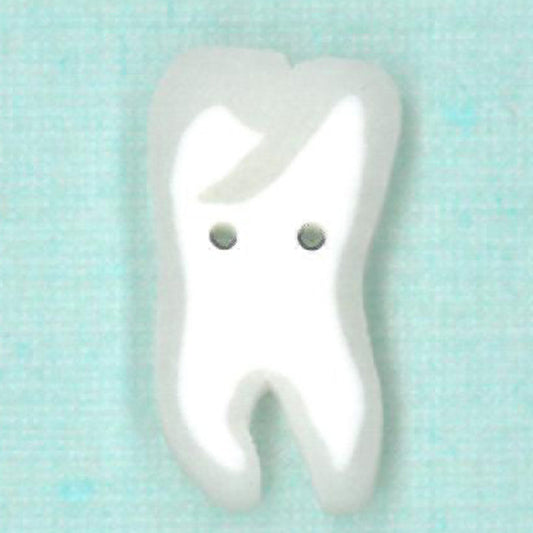 Small Tooth Button by Just Another Button Company