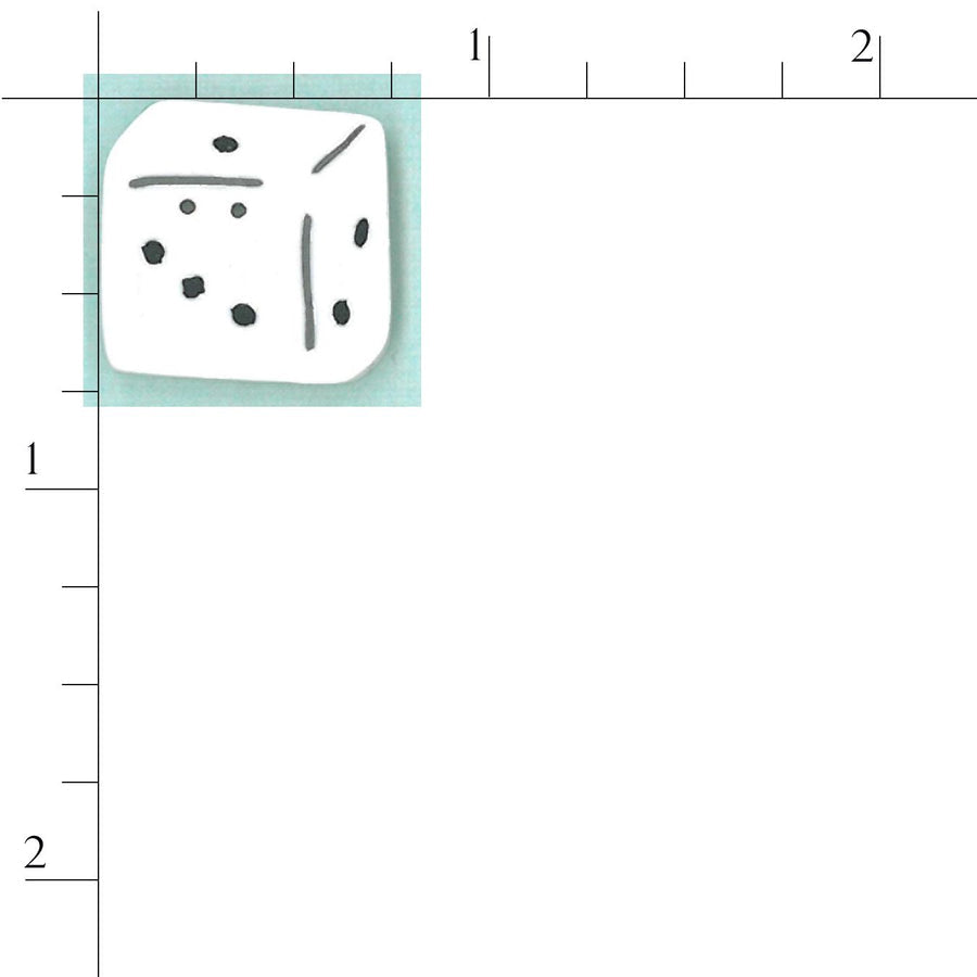 Dice Button by Just Another Button Company
