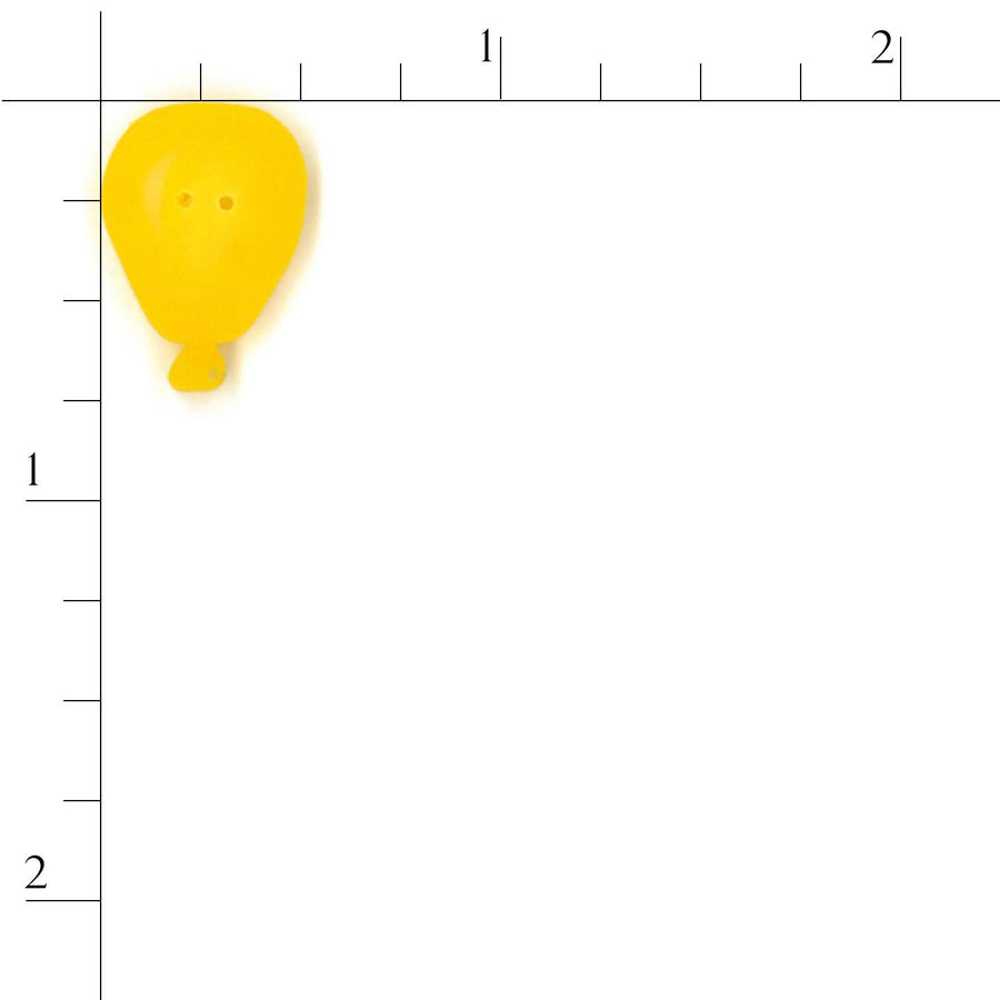 Small Yellow Balloon Button by Just Another Button Company