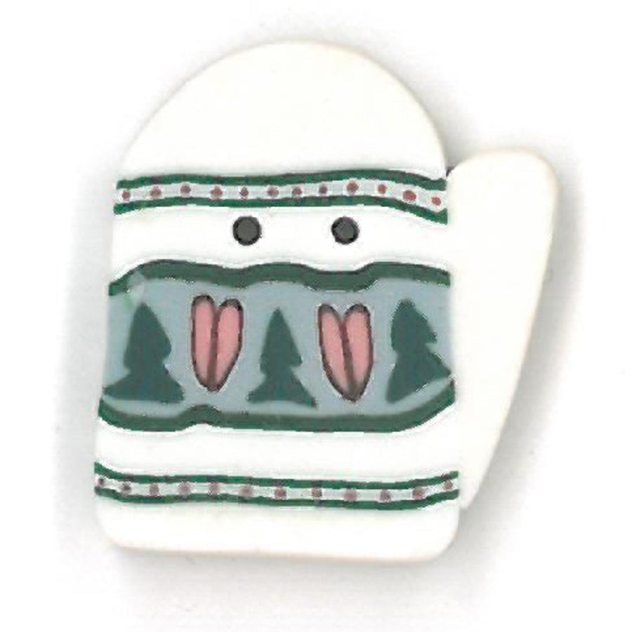 Small Country Mitten Button by Just Another Button Company