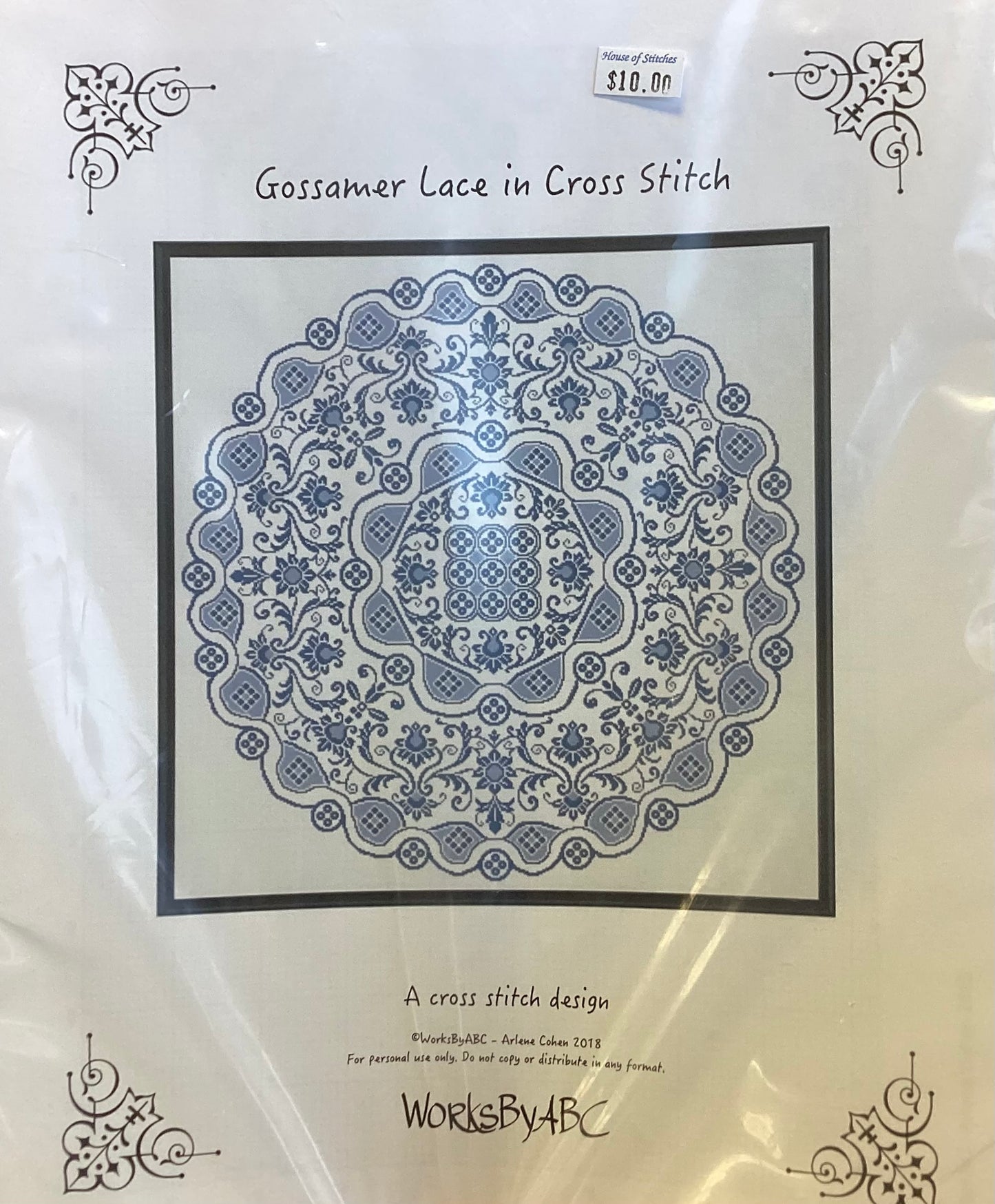 Gossamer Lace in Cross Stitch by Works By ABC