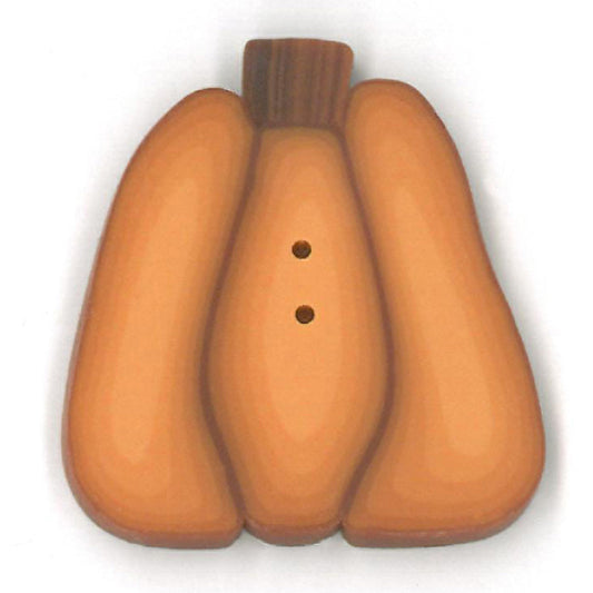 Large Golden Pumpkin Button by Just Another Button Company