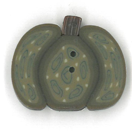 Small Green Wild Pumpkin Button by Just Another Button Company