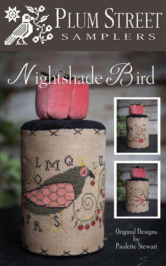 Nightshade Bird by Plum Street Samplers