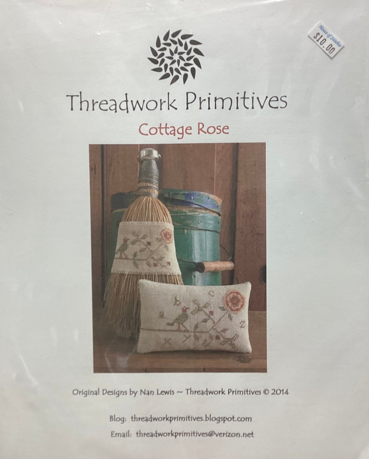 Cottage Rose by Threadwork Primitives