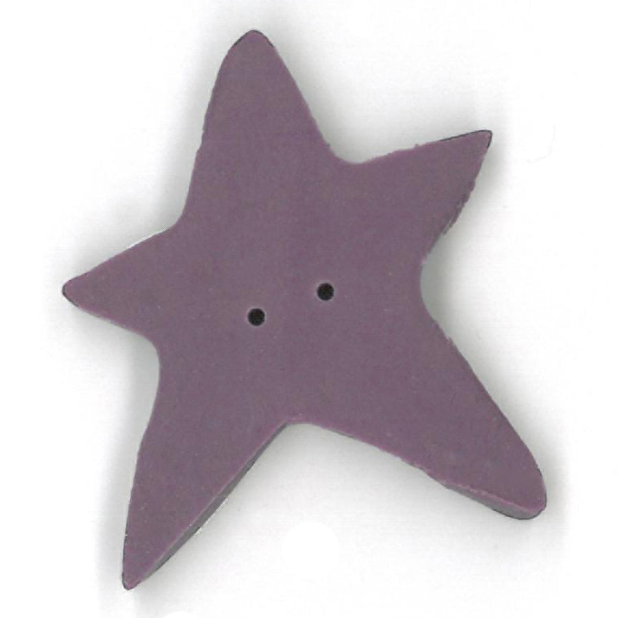 Extra Large Lilac Star Button by Just Another Button Company