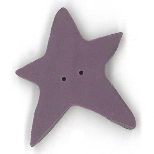 Extra Large Lilac Star Button by Just Another Button Company