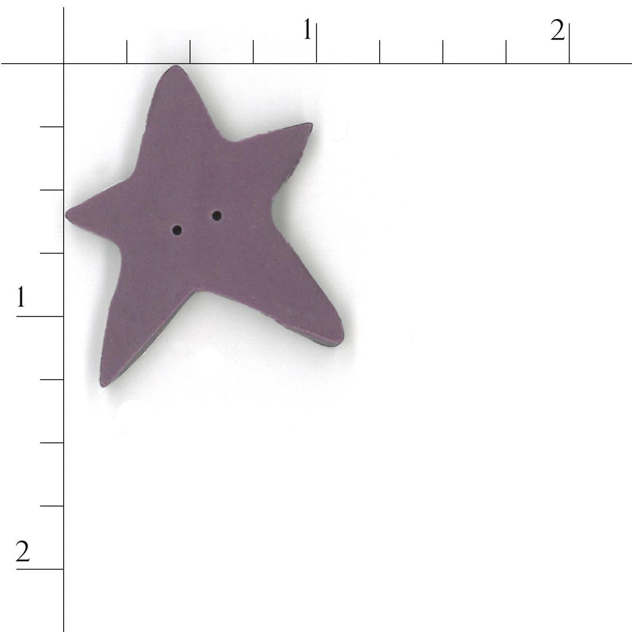 Extra Large Lilac Star Button by Just Another Button Company
