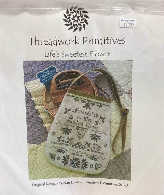 Life’s Sweetest Flower by Threadwork Primitives